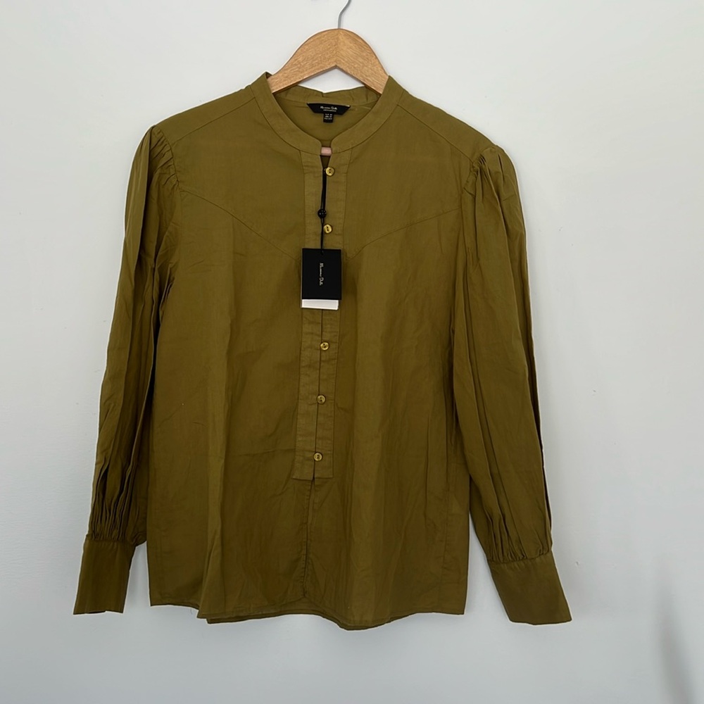Massimo Dutti button down top